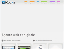 Tablet Screenshot of kocka.fr